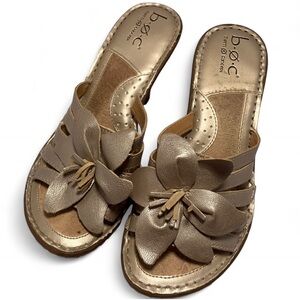 B.O.C metallic floral kitten heels US women’s size 7